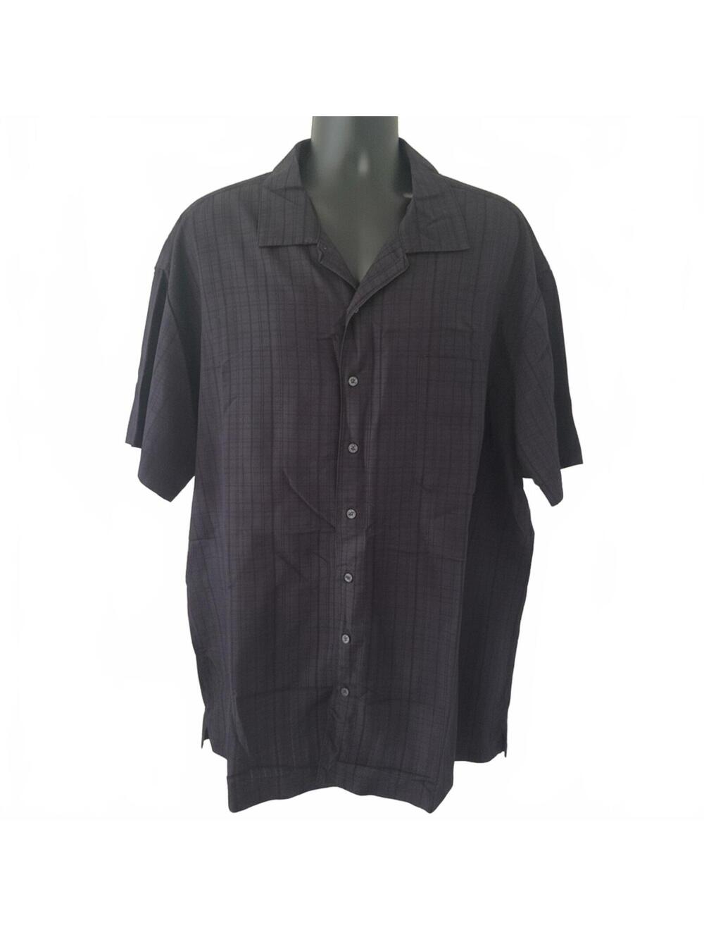 The Foundry Supply Co. Men's Black Button-Up Shirt Size 3XL